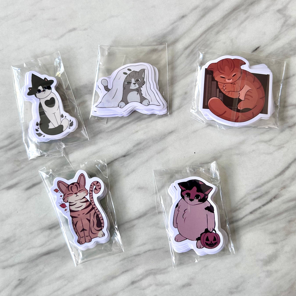 Hallow’s Eve Kitties (Stickers)
