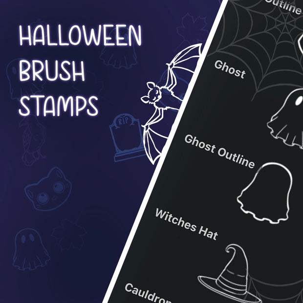 Halloween Stamp Brush Set